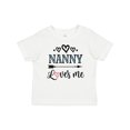thumbnail image 1 of Inktastic Nanny Loves Me Grandchild Girls Baby T-Shirt, 1 of 5
