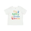 thumbnail image 1 of Inktastic Nanny and Grandpa Love Me Boys or Girls Baby T-Shirt, 1 of 5