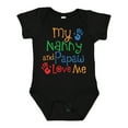 thumbnail image 1 of Inktastic Nanny and Papaw Love Me Boys or Girls Baby Bodysuit, 1 of 5