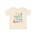 thumbnail image 1 of Inktastic Nanny and Pappy Love Me Boys or Girls Baby T-Shirt, 1 of 5