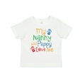 thumbnail image 1 of Inktastic Nanny and Pappy Love Me Boys or Girls Baby T-Shirt, 1 of 5