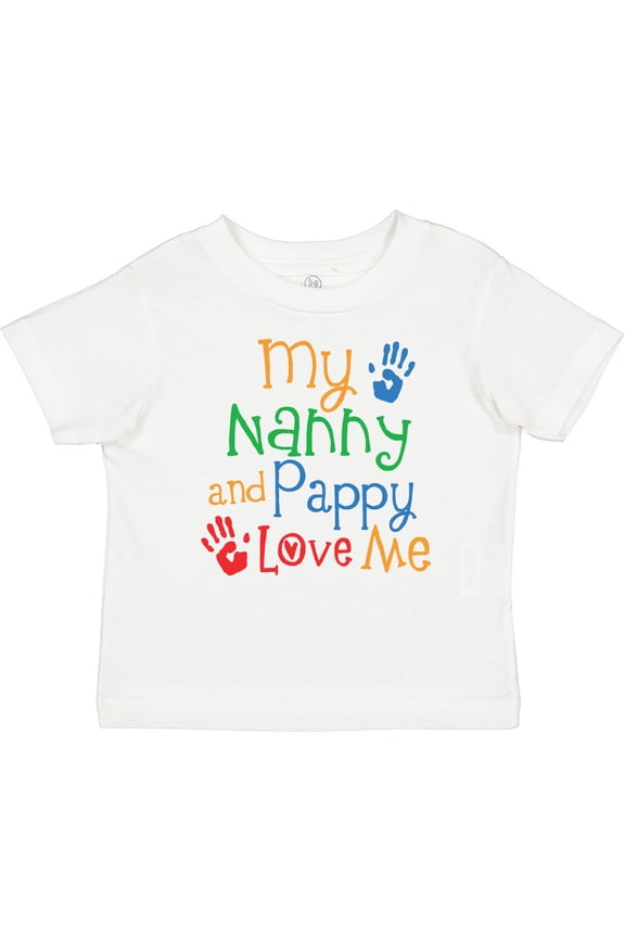 Nanny and Pappy Love Me Boys or Girls Baby T-Shirt