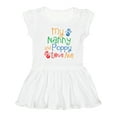 thumbnail image 1 of Inktastic Nanny and Poppy Love Me Grandkid Girls Toddler Dress, 1 of 5