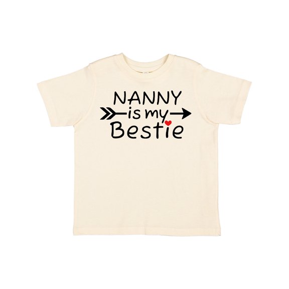 Inktastic Nanny is My Bestie Boys or Girls Toddler T-Shirt