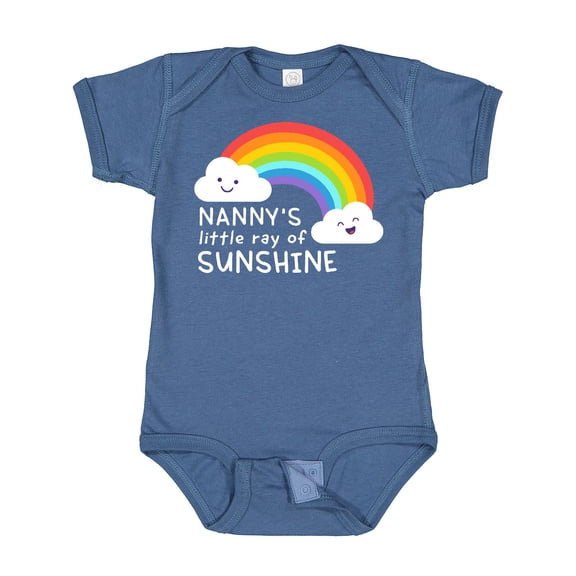 Inktastic Nanny's Little Ray of Sunshine Boys or Girls Baby Bodysuit