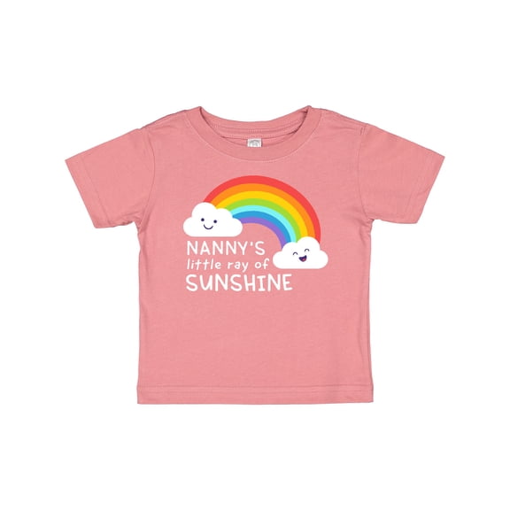 Inktastic Nanny's Little Ray of Sunshine Boys or Girls Baby T-Shirt