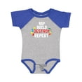 thumbnail image 1 of Inktastic Nap Build Destroy Repeat with Colorful Building Blocks Boys or Girls Baby Bodysuit, 1 of 5