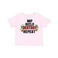 thumbnail image 1 of Inktastic Nap Build Destroy Repeat with Colorful Building Blocks Boys or Girls Toddler T-Shirt, 1 of 5