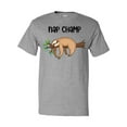 thumbnail image 1 of Inktastic Nap Champ Cute Sleeping Sloth T-Shirt, 1 of 5