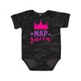 thumbnail image 1 of Inktastic Nap Queen, Crown, Stars - Pink Purple Girls Baby Bodysuit, 1 of 5