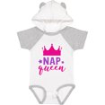 thumbnail image 1 of Inktastic Nap Queen, Crown, Stars - Pink Purple Girls Baby Bodysuit, 1 of 5