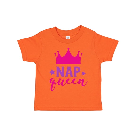 Inktastic Nap Queen, Crown, Stars - Pink Purple Girls Toddler T-Shirt