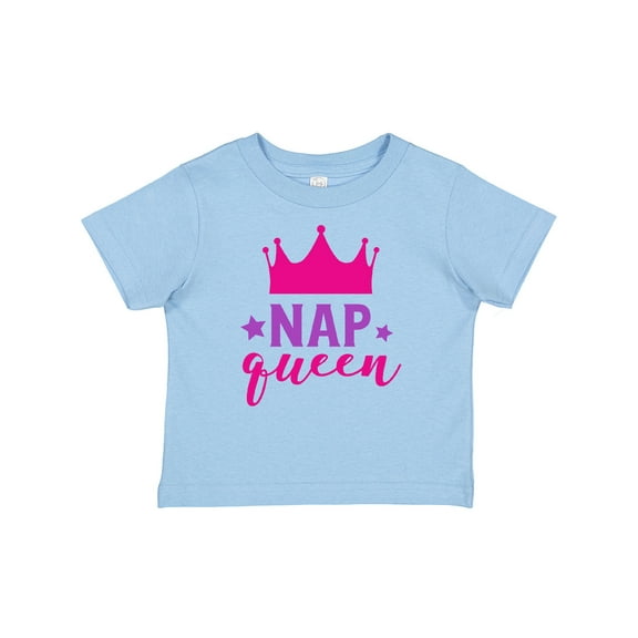 Inktastic Nap Queen, Princess, Crown, Stars, Sleep, Sleeping Girls Baby T-Shirt