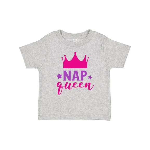 Inktastic Nap Queen, Princess, Crown, Stars, Sleep, Sleeping Girls Baby T-Shirt