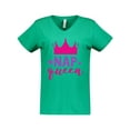 thumbnail image 1 of Inktastic Nap Queen, Princess, Crown, Stars, Sleep, Sleeping Women's V-Neck T-Shirt, 1 of 5