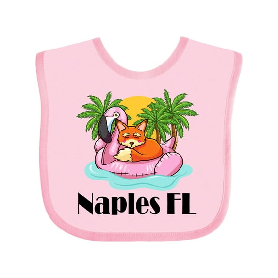 Inktastic Naples Florida Beach Vacation Boys or Girls Baby Bib
