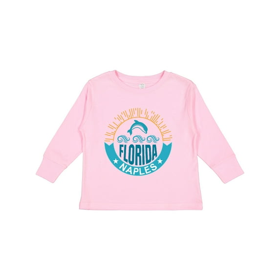 Inktastic Naples Florida Beach Vacation Boys or Girls Long Sleeve Toddler T-Shirt