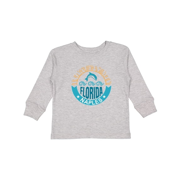 Inktastic Naples Florida Beach Vacation Boys or Girls Long Sleeve Toddler T-Shirt