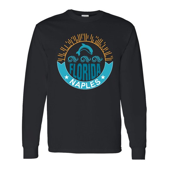 Inktastic Naples Florida Beach Vacation Long Sleeve T-Shirt