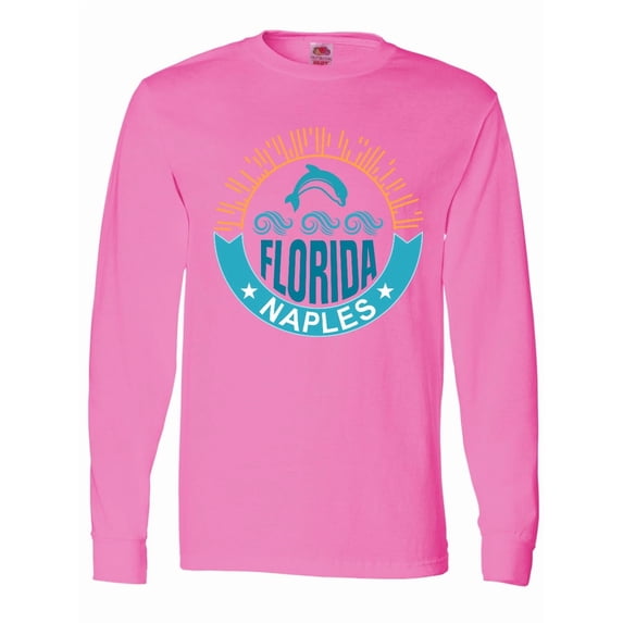 Inktastic Naples Florida Beach Vacation Long Sleeve T-Shirt