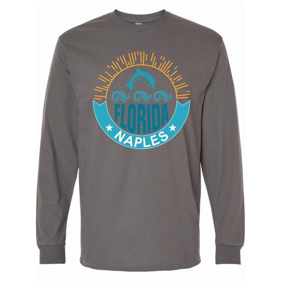 Inktastic Naples Florida Beach Vacation Long Sleeve T-Shirt