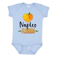 thumbnail image 1 of Inktastic Naples Florida Orange in Heart Boys or Girls Baby Bodysuit, 1 of 5