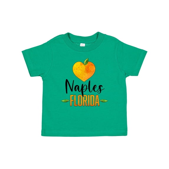 Inktastic Naples Florida Orange in Heart Boys or Girls Baby T-Shirt