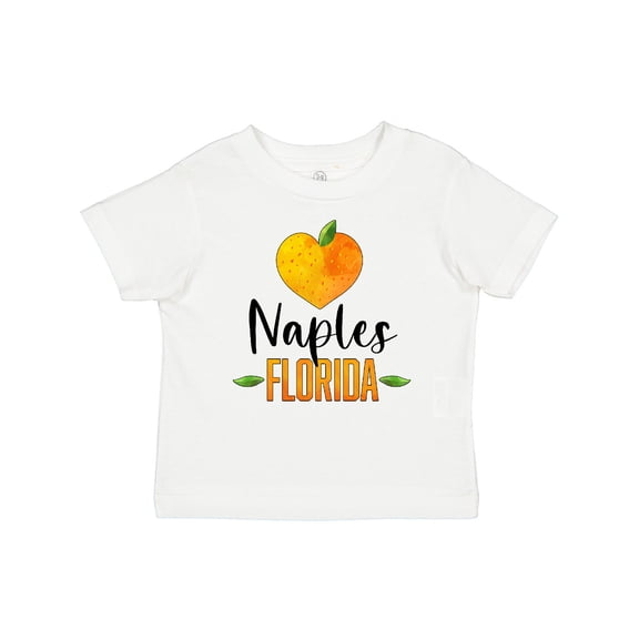 Inktastic Naples Florida Orange in Heart Boys or Girls Baby T-Shirt