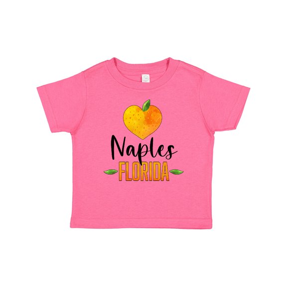 Inktastic Naples Florida Orange in Heart Boys or Girls Baby T-Shirt