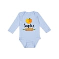 thumbnail image 1 of Inktastic Naples Florida Orange in Heart Boys or Girls Long Sleeve Baby Bodysuit, 1 of 5