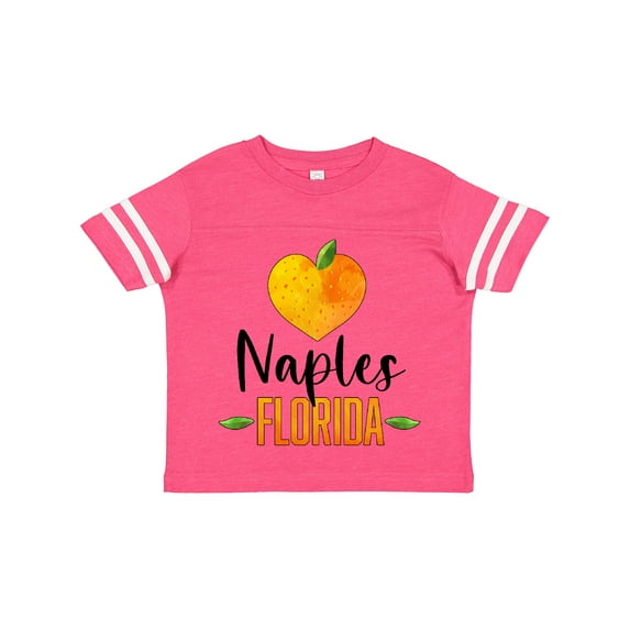 Inktastic Naples Florida Orange in Heart Boys or Girls Toddler T-Shirt