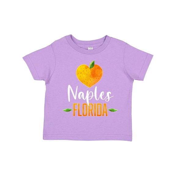 Inktastic Naples Florida Orange in Heart Boys or Girls Toddler T-Shirt