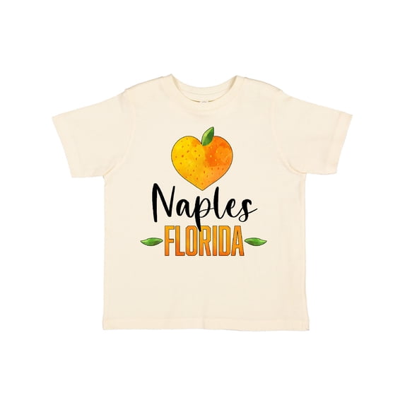 Inktastic Naples Florida Orange in Heart Boys or Girls Toddler T-Shirt