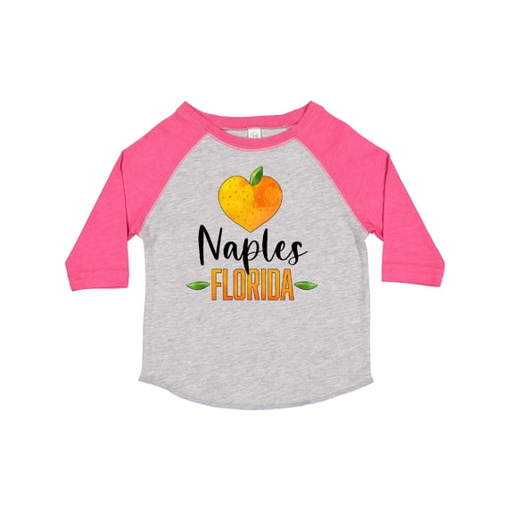 Inktastic Naples Florida Orange in Heart Boys or Girls Toddler T-Shirt