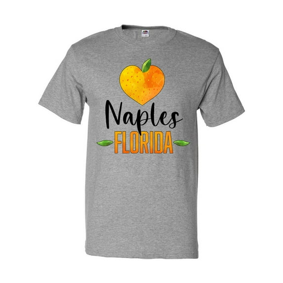 Inktastic Naples Florida Orange in Heart T-Shirt