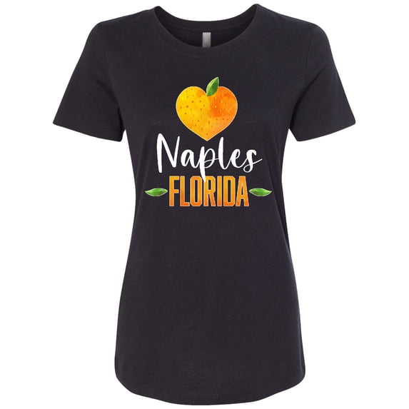 Inktastic Naples Florida Orange in Heart Women's T-Shirt