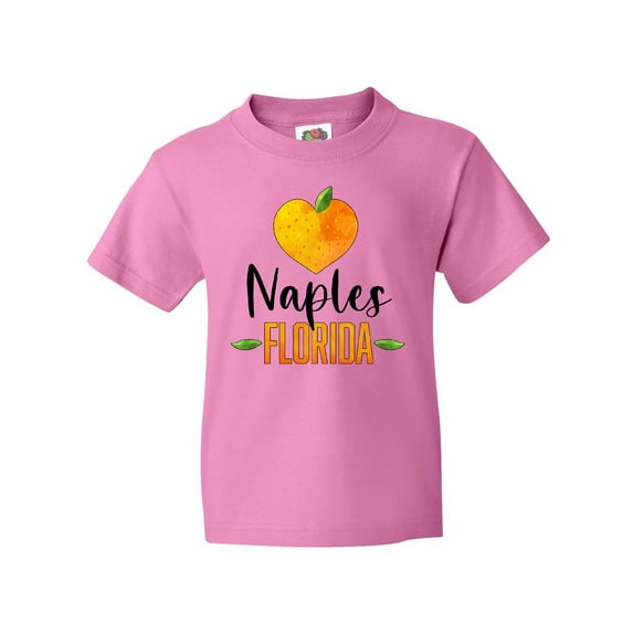 Inktastic Naples Florida Orange in Heart Youth T-Shirt