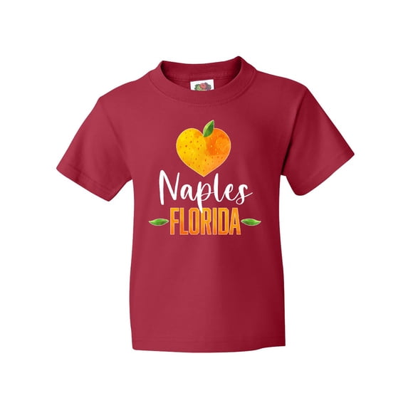 Inktastic Naples Florida Orange in Heart Youth T-Shirt