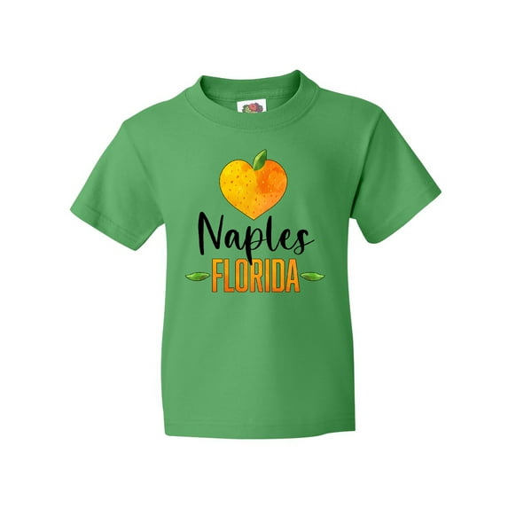 Inktastic Naples Florida Orange in Heart Youth T-Shirt