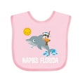 thumbnail image 1 of Inktastic Naples Florida Vacation Boys or Girls Baby Bib, 1 of 4