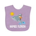 thumbnail image 1 of Inktastic Naples Florida Vacation Boys or Girls Baby Bib, 1 of 4