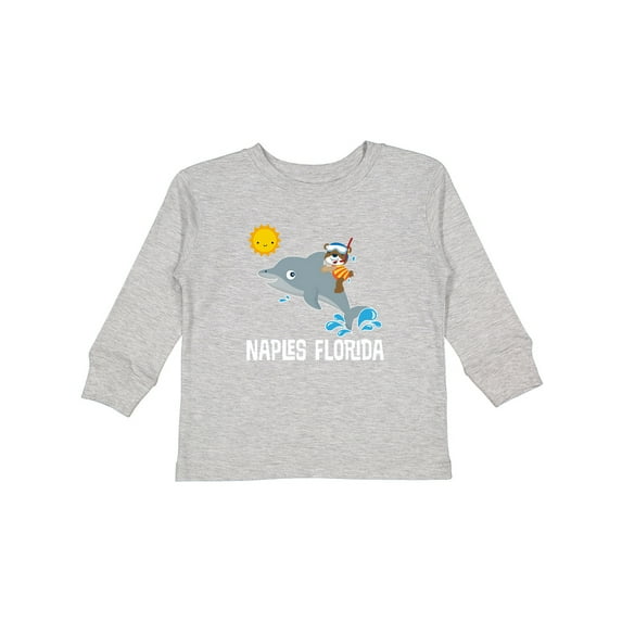 Inktastic Naples Florida Vacation Boys or Girls Long Sleeve Toddler T-Shirt