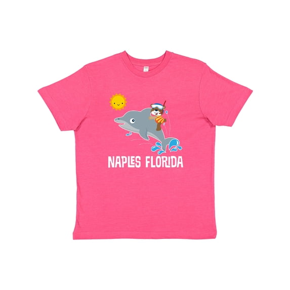 Inktastic Naples Florida Vacation Youth T-Shirt