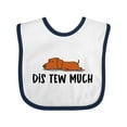thumbnail image 1 of Inktastic Napping Dis Tew Much Daschund Weiner Dog Brown Boys or Girls Baby Bib, 1 of 4