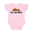 thumbnail image 1 of Inktastic Napping Dis Tew Much Daschund Weiner Dog Brown Boys or Girls Baby Bodysuit, 1 of 5