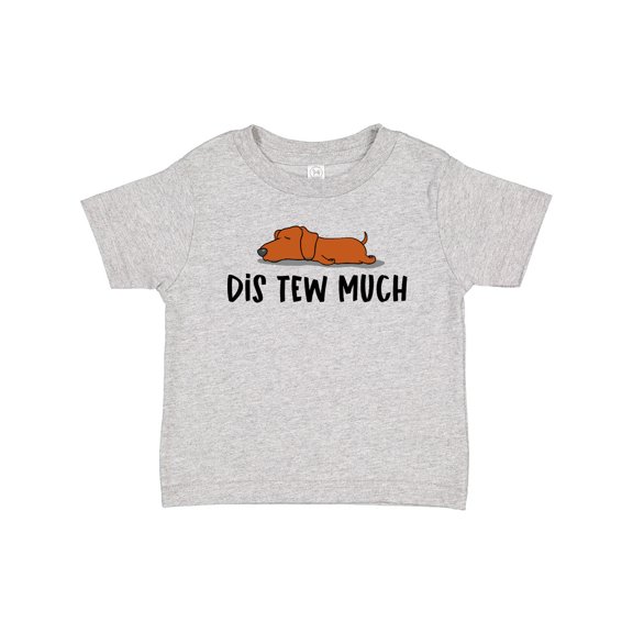 Inktastic Napping Dis Tew Much Daschund Weiner Dog Brown Boys or Girls Baby T-Shirt