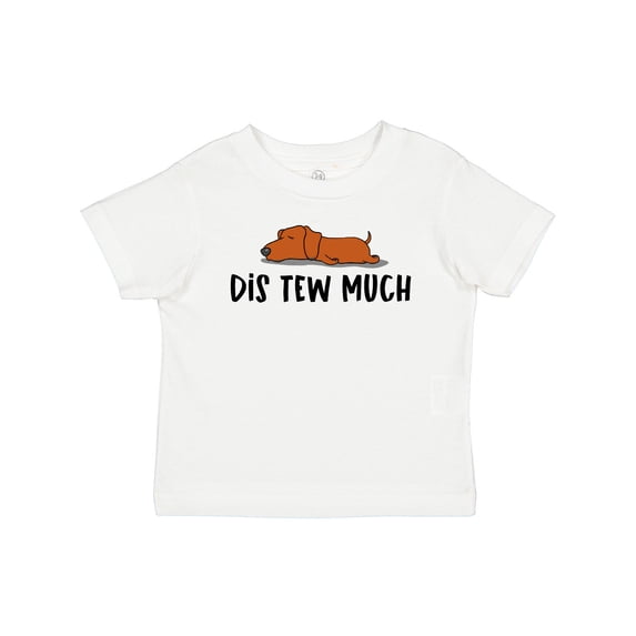 Inktastic Napping Dis Tew Much Daschund Weiner Dog Brown Boys or Girls Baby T-Shirt