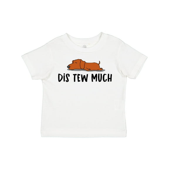 Inktastic Napping Dis Tew Much Daschund Weiner Dog Brown Boys or Girls Toddler T-Shirt