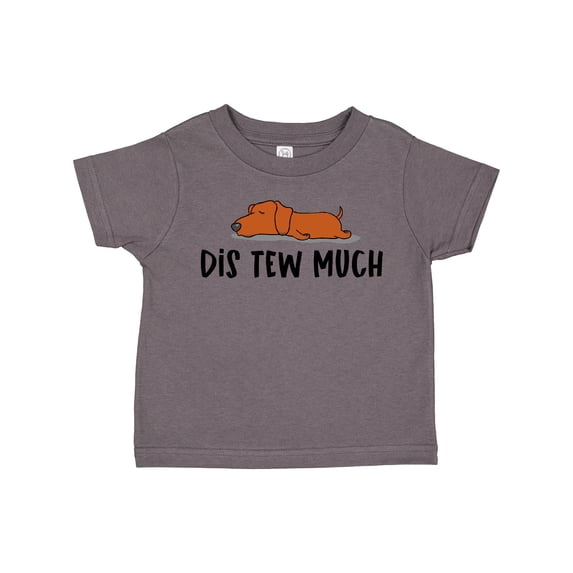 Inktastic Napping Dis Tew Much Daschund Weiner Dog Brown Boys or Girls Toddler T-Shirt