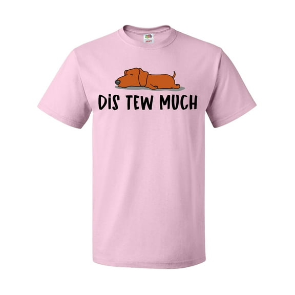Inktastic Napping Dis Tew Much Daschund Weiner Dog Brown T-Shirt